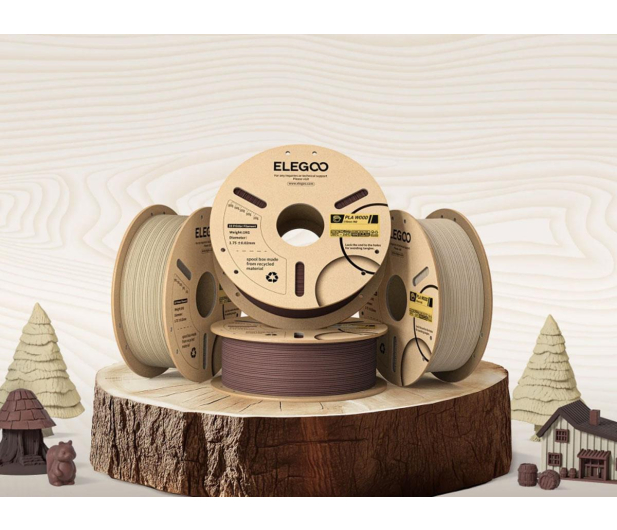 Elegoo PLA Wood (jasny dąb) - 1583649 - zdjęcie 2